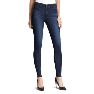 AG Adriano Goldschmied Dark Wash Blue Denim Farrah Skinny High Rise Jeans 28